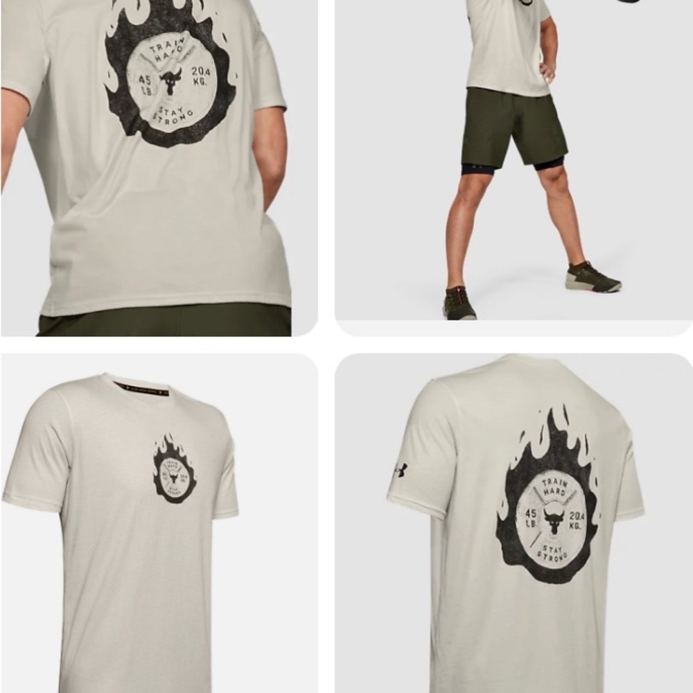 Under Armour Project Rock  BLOOD.RESPECT.SWEAT  T-shirt !
